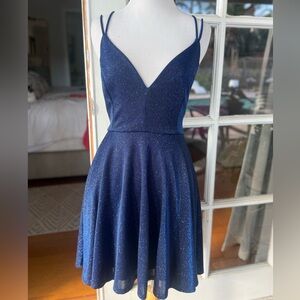 Windsor Sparkling Navy Mini Dress